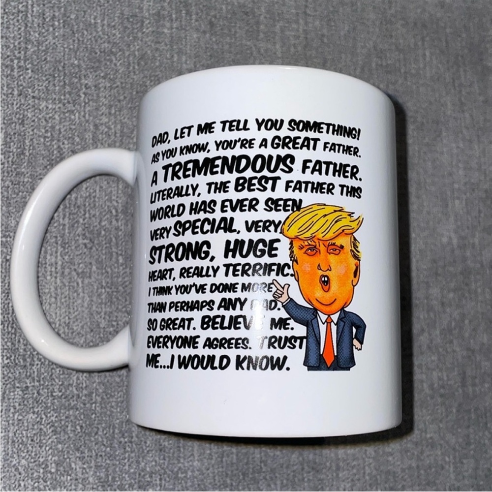 Best Dad Donald Trump Funny Coffee Mug